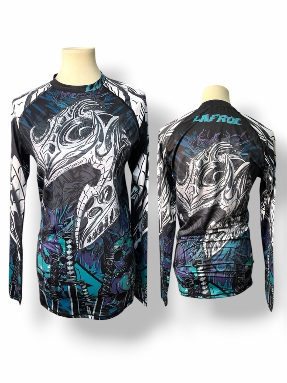 LAFROI Burst UPF 50+ Baselayer
Performance Rash Guard Shirt Commando VGUC Medium